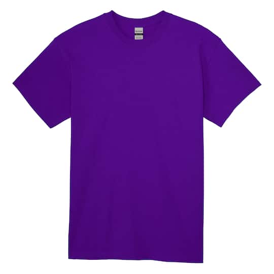 Gildan® Short Sleeve Adult T-Shirt in Purple | XL | Michaels®